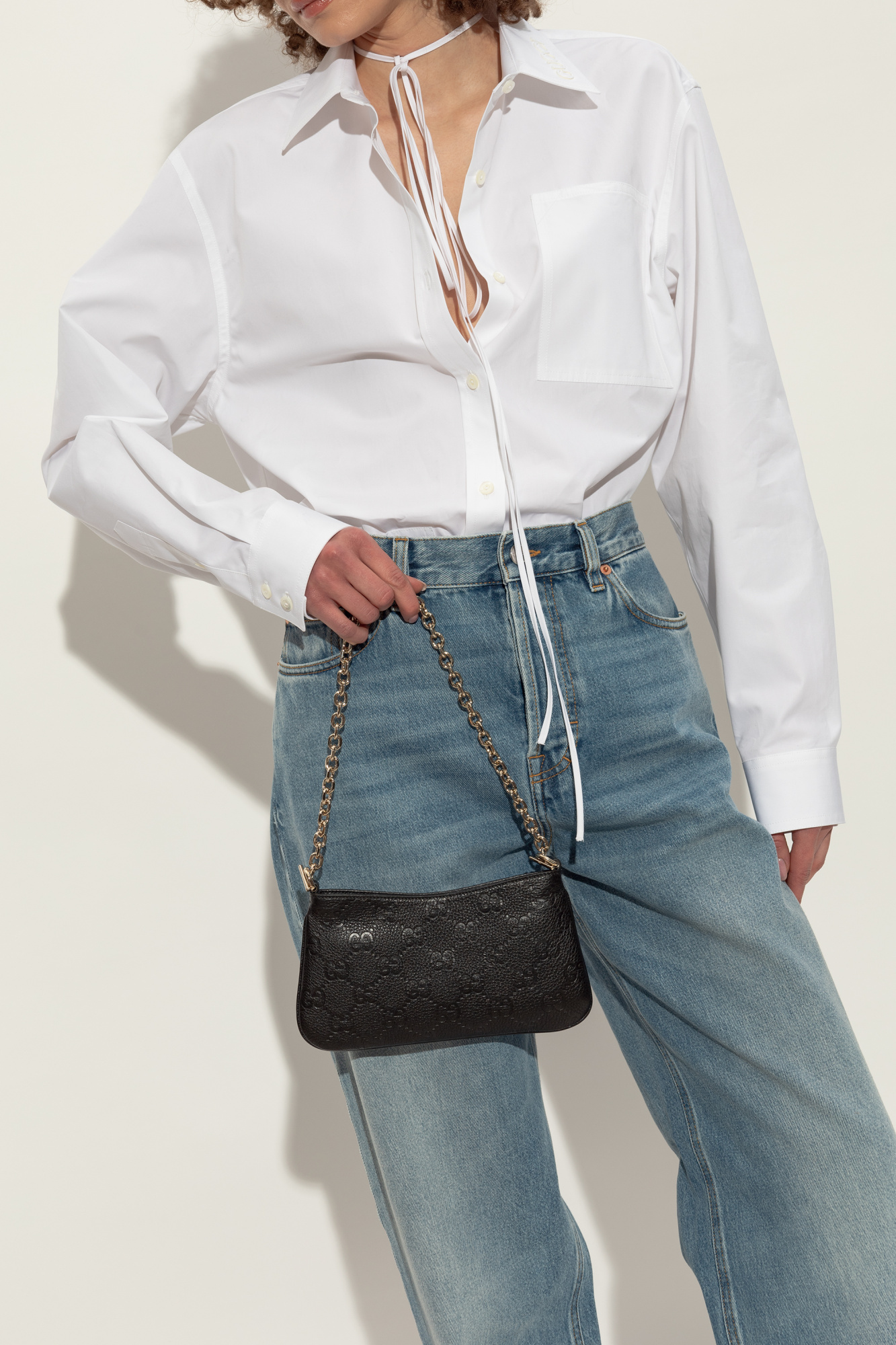 【GUCCI】GG EMBLEM SUPER MINI CROSSBODY BAG Gucci Handbag GG Emblem Super Mini | Women's | Vitkac